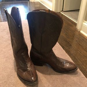 Montana boots, Ostrich Leather (Authentic